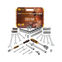 Набор инструментов FORSTIME 82пр.1/4'',1/2''(6гр.) FT-4821-5(52555)