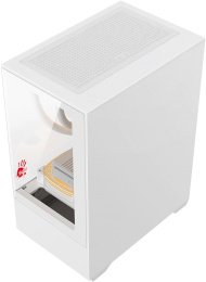 Корпус mATX BLOODY CC-125, Mini-Tower, без БП,  белый [cc-125-wh]