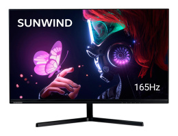 23.8" Монитор SunWind SUN-M24BG110,  1920x1080,  VA,  165Гц,  1хHDMI,  1хDP,  черный