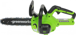 GreenWorks G24CS25K4 Цепная пила аккумуляторная , 24V, 25см, c АКБ 4Ач и ЗУ [2007707UB]