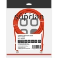 Патч-корд компьютерный U/UTP SUPRLAN Cat.5e 4x2 26AWG /7x0.16mm/ Cu LSZH красный 5м 10-0155