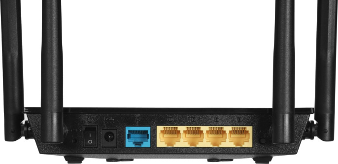 Роутер беспроводной Asus RT-AC1200 V2 (RT-AC1200) AC1200 10/100BASE-TX черный
