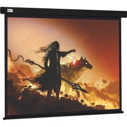 Настенно-потолочный рулонный экран CACTUS 149.4x265.7 см Wallscreen CS-PSW-149x265-BK 16:9 черный 1678308