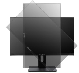 Монитор IRBIS SMARTVIEW 24 23.8'' LED Monitor 1920x1080, 16:9, IPS, 300 cd/m2, 1000:1, 5ms, 178°/178°, USB-C 65W ,HDMI, DP, USB 2.0x2,Audio out, Speak,100Hz, Tilt,Height,Swivel,Pivot,внеш.бп, Black 3y China ISM24FIDR_U