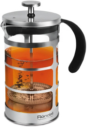 Френч-пресс Rondell Bond RDS-708, 0.6л, стальной