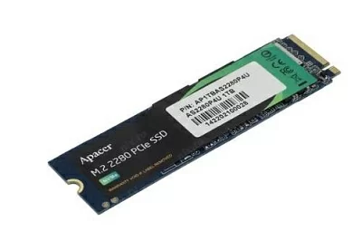 Накопитель Apacer SSD AS2280P4U 1TB M.2 PCIe Gen3x4, R3500/W3000 Mb/s, MTBF 1.8M, 3D NAND, NVMe, Retail (AP1TBAS2280P4U-1)