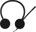 Гарнитура Jabra Evolve 20,  для компьютера, накладные,  проводные, черный [4999-823-169]