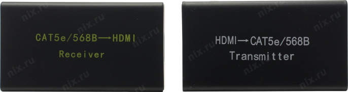 Разветвитель Espada HCL0101 HDMI Extender HDMI 19F- 2xRJ45 - HDMI 19F, ver1.2a, до 10м