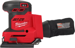 Ленточная шлифмашина Milwaukee M18 BQSS-0 (4933479966) (питание: аккумулятор, 18 В, 11000-13000 об/мин холостого хода, диаметр колебаний: 1.6 мм, размер шлифподошвы: 113x104 мм)