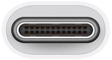 Переходник Apple A1632 MJ1M2FE/A USB f -USB Type-C m 0.11м белый