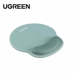 Коврик для мышки с поддержкой запястья UGREEN LP668 (25243) Ergonomic Mouse Pad. Цвет: зелёный