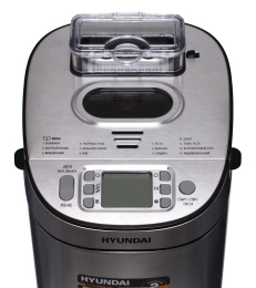 Хлебопечь Hyundai HYBM-M0313G 600Вт серебристый/черный