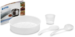 Мультиварка Vitek VT-4282, 860Вт, серебристый