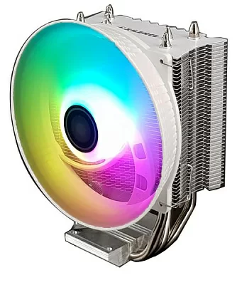 Кулер для процессора XILENCE Performance C CPU cooler M403PRO.W.ARGB, PWM, 120mm fan, White, 3 heat pipes, Universal