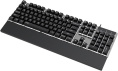 Клавиатура HAFF Gravix (KBD-GK150) (мембранная, проводная: USB, алюминиевая панель, подставка под запястье, RGB- подсветка, 1.6 м плетеный кабель, цвет: серебристый)