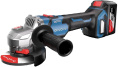 Угловая шлифмашина DONGCHENG DCSM04-125,  аккумуляторная, с 2 АКБ [dcsm04-125(type em)]