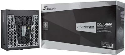 Блок питания Seasonic ATX 1000W PRIME PX-1000 80+ platinum 24+2x(4+4) pin APFC 135mm fan 14xSATA Cab Manag RTL