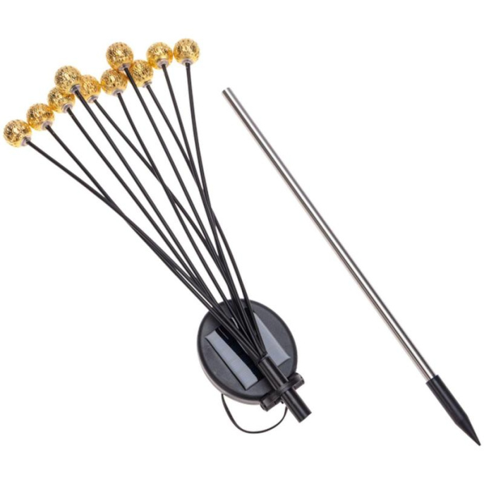 Rexant 602-2401 Светильник грунтовый Лалели, 3000К, встроенный аккумулятор, солнечная панель, коллекция Стамбул