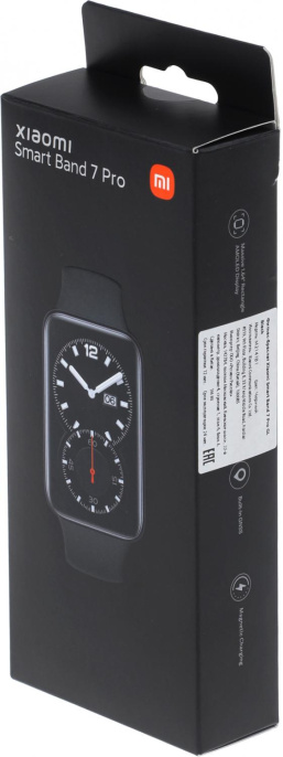Смарт-браслет Xiaomi Smart Band 7 Pro M2141B1,  1.64",  черный/ черный [bhr5970gl]