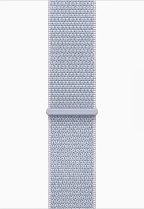 Смарт-часы Apple Watch SE 2024 A2723 44мм OLED корп.серебристый Sport Loop рем.голубой разм.брасл.:145-220мм MXET3LL/A