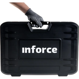 Набор инструментов Inforce 136 предметов 1/2 дюйма и 1/4 дюйма, Сталь Cr-V, Профессиональный, 06-07-17