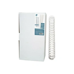 Пружина для переплета LITE 32 мм белый пластик А4 100 шт в упаковке SPR-PLAS/32W