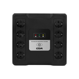ИБП CBR CRYSTAL CTL-600 [Line Interactive, 600 VA / 360 W 8 x EURO, 8 с резервированием и фильтрацией, Breaker] CTL-600B-8F-LDK