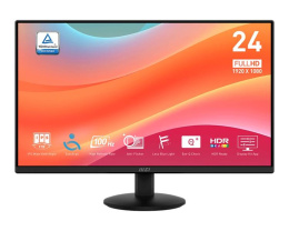 Монитор 23.8" MSI PRO MP242L  IPS, 1920x1080, 100Hz, 4ms, 250сd/m, 1000:1, HDR | HDMI(1.4b), DP(1.2a) | ExPSU, Black 9S6-3PD5CT-016