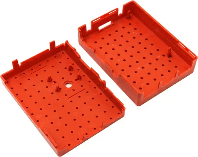 Корпус ACD RA183 Корпус ACD Red ABS Plastic Building Block case for Raspberry Pi 3 B (CBPIBLOX-RED) (494309)