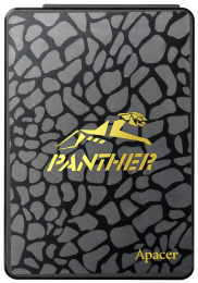 Накопитель SSD Apacer Panther AS340 120GB Bulk AP120GAS340G 2.5", SATA 3.0, 3D TLC NAND, скорость чтения/записи: 550/500MB/s