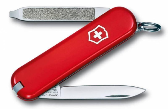 Складной нож Victorinox Escort, функций: 6, 58мм, красный, коробка картонная [0.6123]