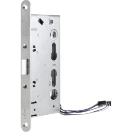 Корпус огнестойкого соленоидного замка Doorlock DL 1901EM/WA/65mm/NO/R правый, без функции антипаник, нормально открытый, 12V-24V AC/DC, PZ72, ZN front 24x235 75471