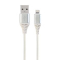 Filum Кабель USB 2.0, 1 м., белый, 2 А, разъемы: USB A male - Lightning male, пакет. [FL-CPro-U2-AM-LM-1M-W1] 901872