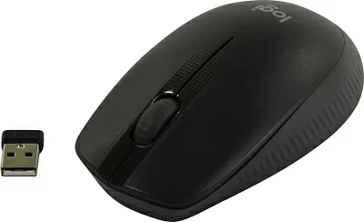 Манипулятор Logitech Wireless Mouse M190 Black (RTL) USB 3btn+Roll, беспроводная 910-005923/910-005905