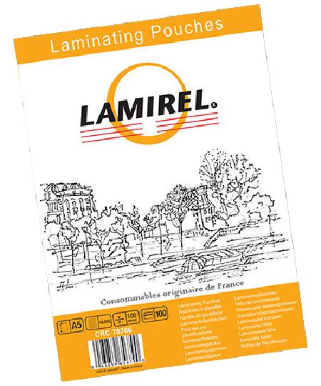 Пленка А5, 100мкм, 100 шт. Пленка для ламинирования Lamirel А5, 100мкм, 100 шт. LA-78766