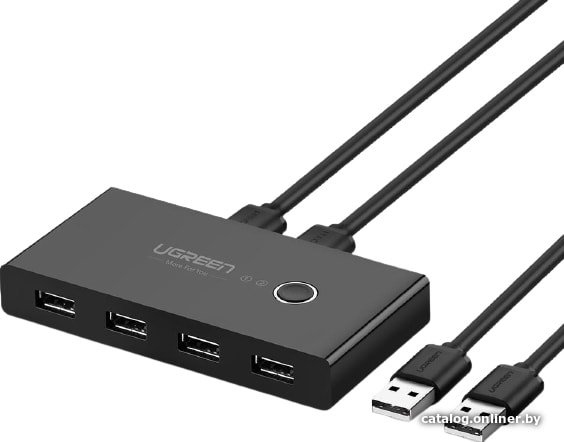USB-хаб Ugreen US216 30767 подключение по USB-A, 4 x USB-A, корпус пластик
