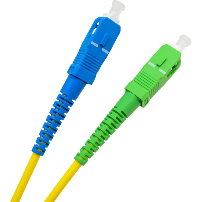Оптический переходной патч-корд REXANT (SM), 9/125 (OS2), SC/APC-SC/UPC, (Simplex), LSZH, 3м 50-2052