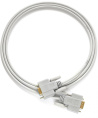 Greenconnect Кабель 15.0m 0-модемный COM, DB9/DB9 9M/9M, серый, 30 AWG, GCR-DB902-15m