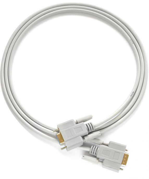 Greenconnect Кабель 15.0m 0-модемный COM, DB9/DB9 9M/9M, серый, 30 AWG, GCR-DB902-15m