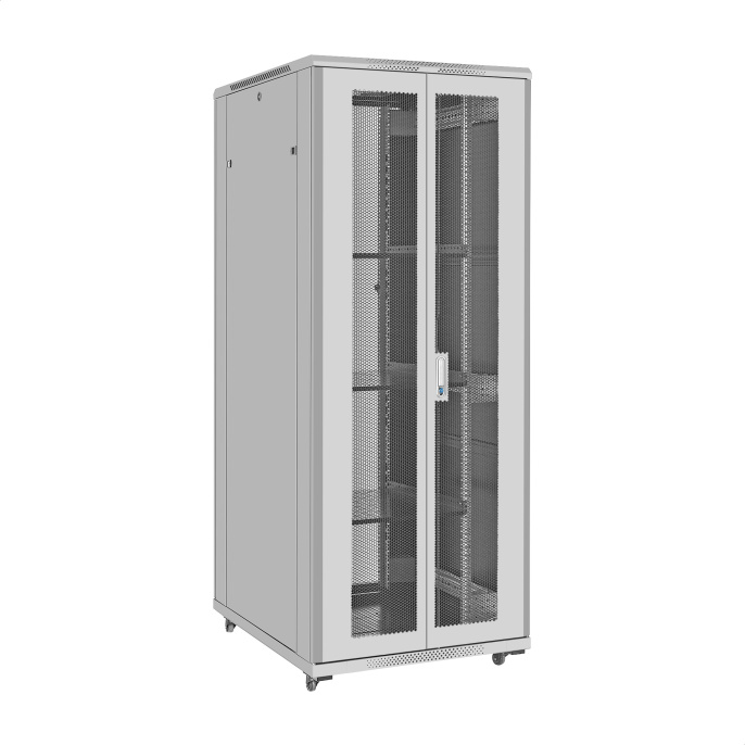Шкаф телекоммуникационный 19" напольный 42U ExeGate EC-FS-42U.800.1000.V.V.GREY 19”, 42U, (EX300285RUS)