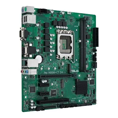 Материнская плата ASUS PRO H610M-C D4-CSM (RTL) LGA1700 H610 PCI-E Dsub+HDMI+DP GbLAN SATA MicroATX 2DDR4 (90MB1A30-M0EAYC)