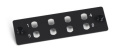 Cabeus FO-FP-8ST-BK Адаптерная панель на 8 ST(FC), цвет черный