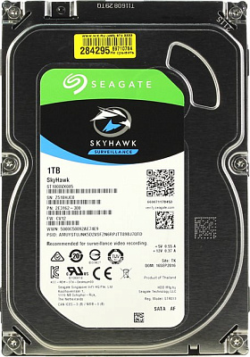Жёсткий диск HDD 1 Tb SATA 6Gb/s Seagate SkyHawk Surveillance ST1000VX005 3.5" 64Mb
