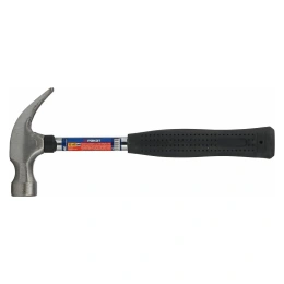 Молоток-гвоздодер РОКОТ 450 г, боек 27 мм, металлическая трубчатая обрезиненная рукоятка 615-090
