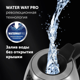 Чайник электрический Polaris PWK 1865CA 1.8л. 2200Вт сталь корпус: нерж.сталь (025429)