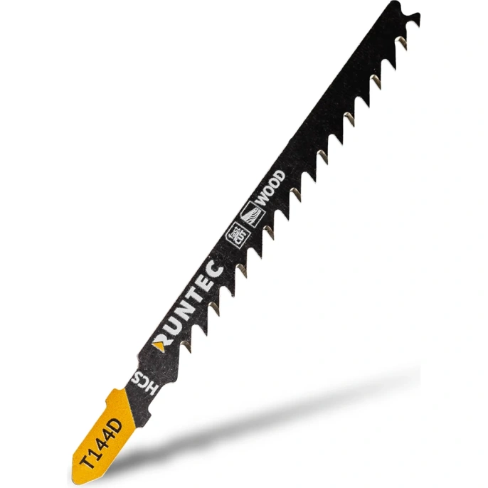 Пилки для лобзика по дереву T 144 D, HCS, 5 шт RUNTEC RT-T144D