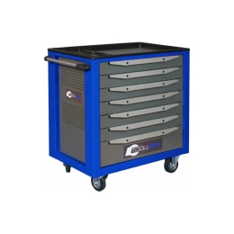 Инструментальная тележка Toollbox с центральным замком серии standart TBS-7 RAL 5005