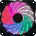 OKLICK Вентилятор Оклик OG-CF120RGB2-BK RGB 120х120x25 черный 3-pin 4-pin Molex упак.:1шт Ret
