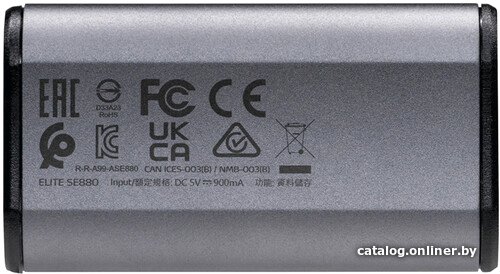 Накопитель SSD A-Data USB-C 500GB AELI-SE880-500GCGY SE880 2.5" серый