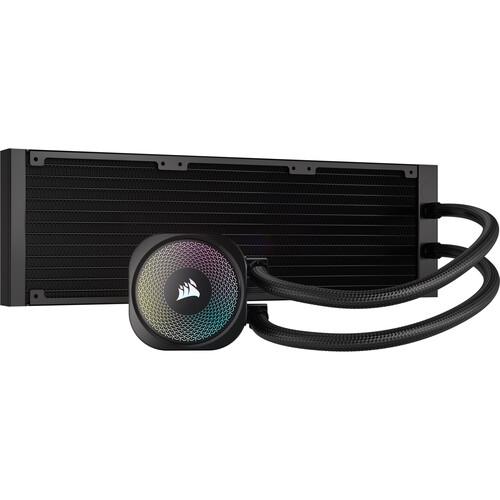Система жидкостного охлаждения Water Cooling System Corsair NAUTILUS 360 ARGB 360mm, Black, ARGB/ Fans: 3x120mm, 72.8CFM, 36dBA, 1700RPM/ S: 1851, 1700, AM5, AM4 CW-9060093-WW